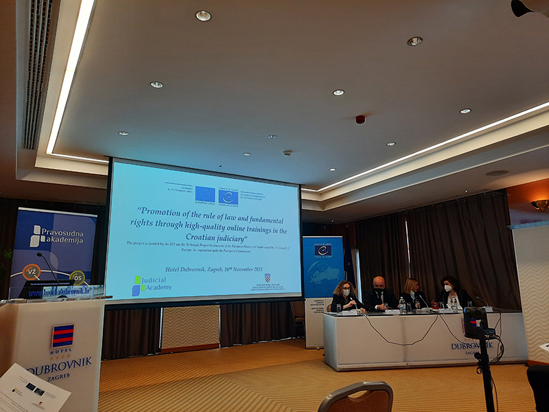 Promicanje vladavine prava i temeljnih prava kroz kvalitetno učenje na daljinu u hrvatskom pravosuđu