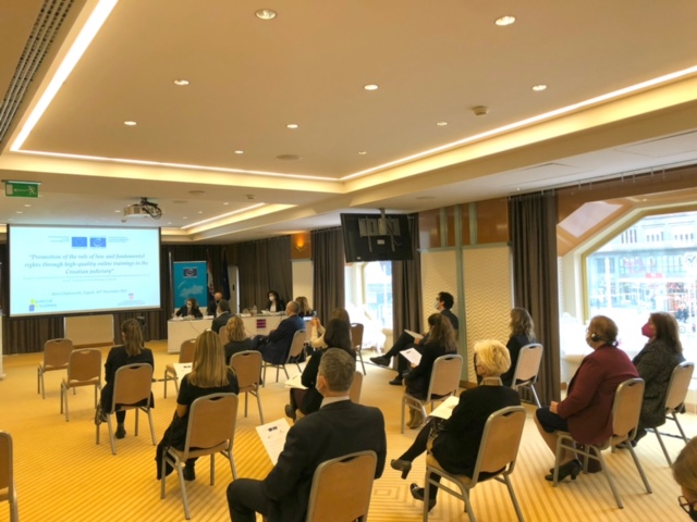 Promicanje vladavine prava i temeljnih prava kroz kvalitetno učenje na daljinu u hrvatskom pravosuđu